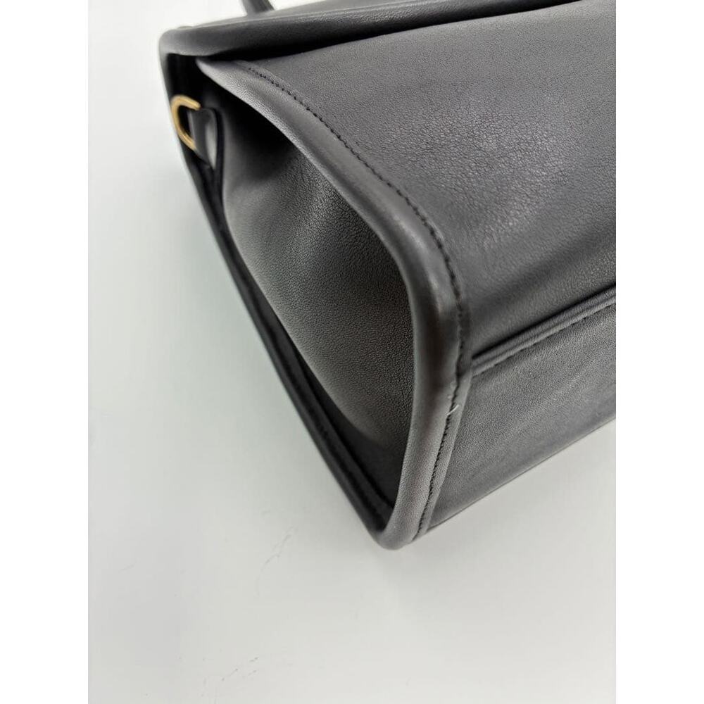 Rare Vintage Coach Manor Bag Navy Gorgeous Silky soft - Picture 12 of 15